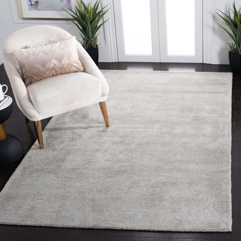 Latitude Run® Cheevers Hand Knotted Gray Area Rug & Reviews Wayfair